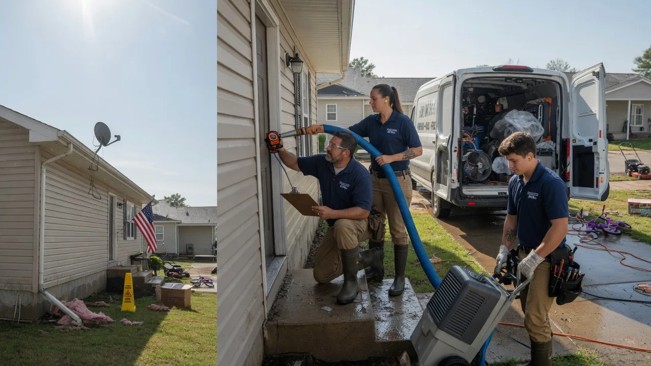 Ceiling Water Damage Restoration in Melrose, IA near me
